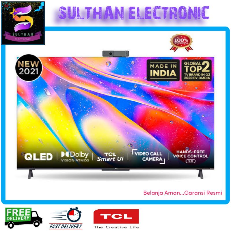 TV TCL 43Q725 QLED 4K SMART TV ANDROID 11 - TCL 43 inch