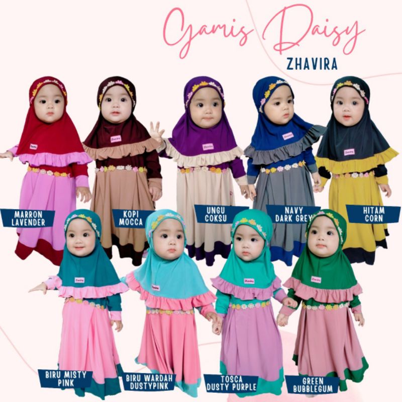 ZHAVIRA GAMIS DAISY GAMIS BAYI DAN ANAK