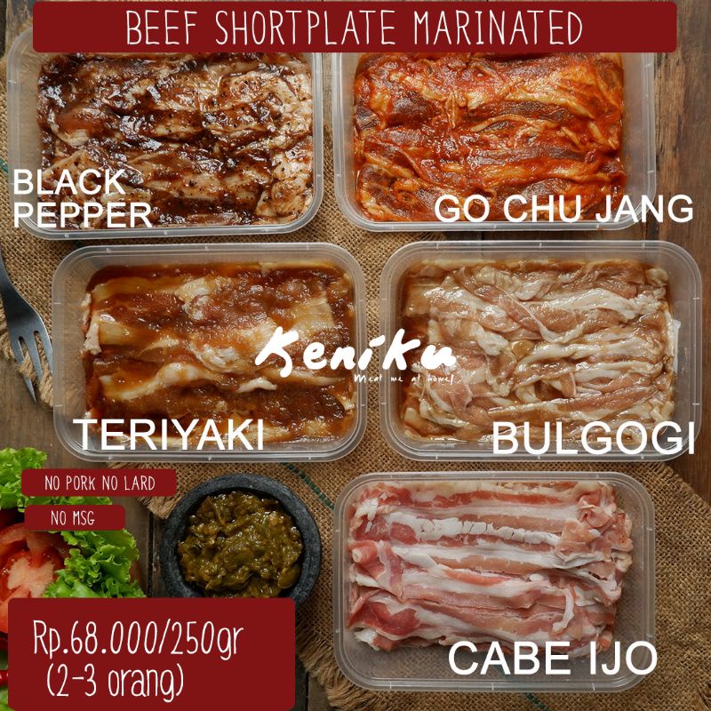 

Beef Shortplate Marinated (Daging Sapi Shortplate Marinasi)