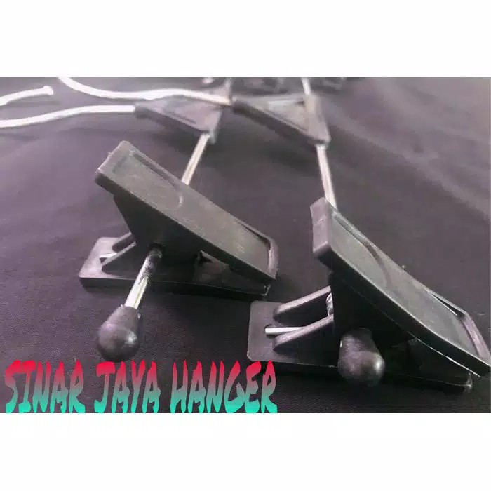 Hanger Jepit hitam kw2 harga PERLUSIN