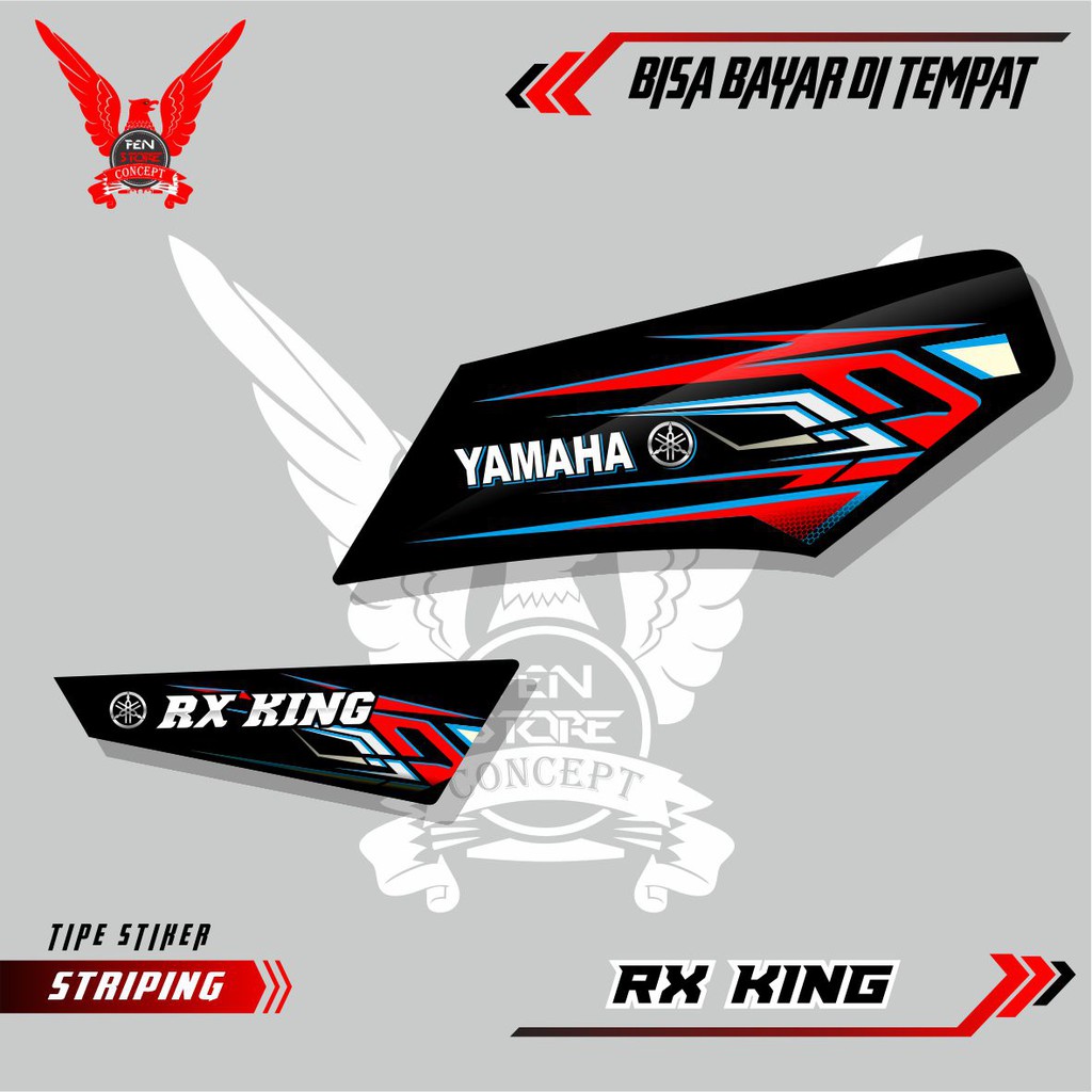 Striping rx king Variasi 2004 2008 Stiker Rx King Variasi RX KING  Strip 18 Setriping Variasi Motor