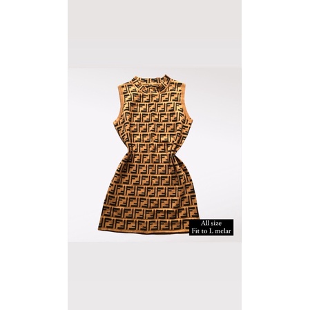 Dress mini bodycon FENDI