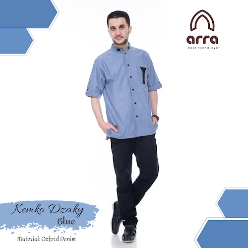 Baju Koko Lengan Pendek Premium Baju Muslim Pria Dewasa original Bahan Berkwualitas Lembut Adem Nyaman 002