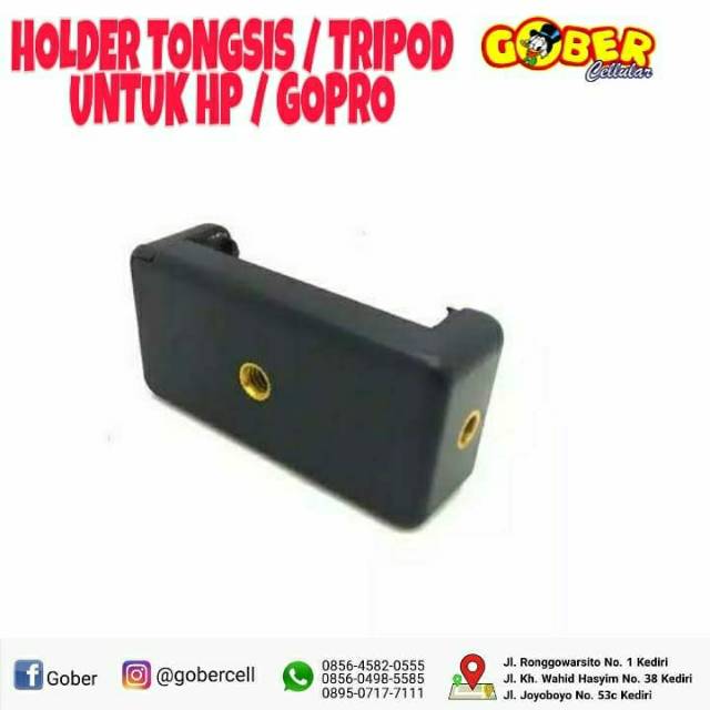 Holder U tongsis tripod premium untuk Hp Gopro
