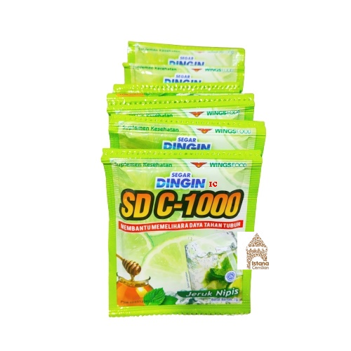 Segar Dingin  SD C-1000 isi 12 Sachet | Suplemen Kesehatan | Memelihara Daya Tahan Tubuh