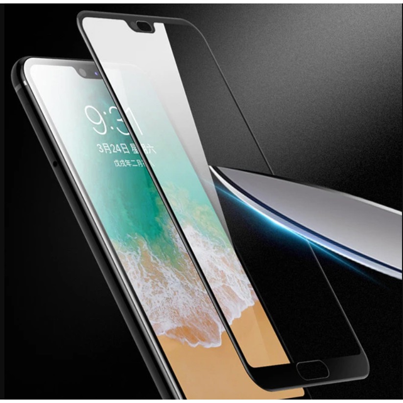 FULL COVER OPPO F9 A9 2020 A92 / VIVO Y91 Y93 Y95 S1 Y12 2019 Y15 2019 Y17 2019 TEMPERED GLASS SCREEN PROTECTOR