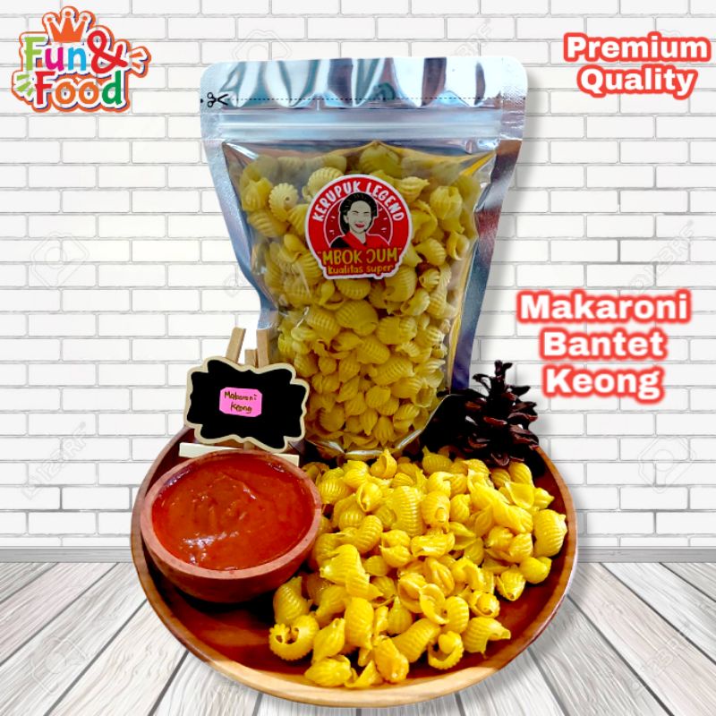 

Kerupuk Mentah Makaroni Bantet Keong Krupuk Kering Kualitas Premium