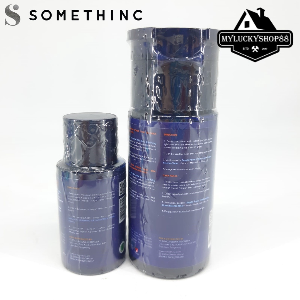 Somethinc Glow Maker AHA BHA PHA Clarifying Treatment Toner 40ml 100ml