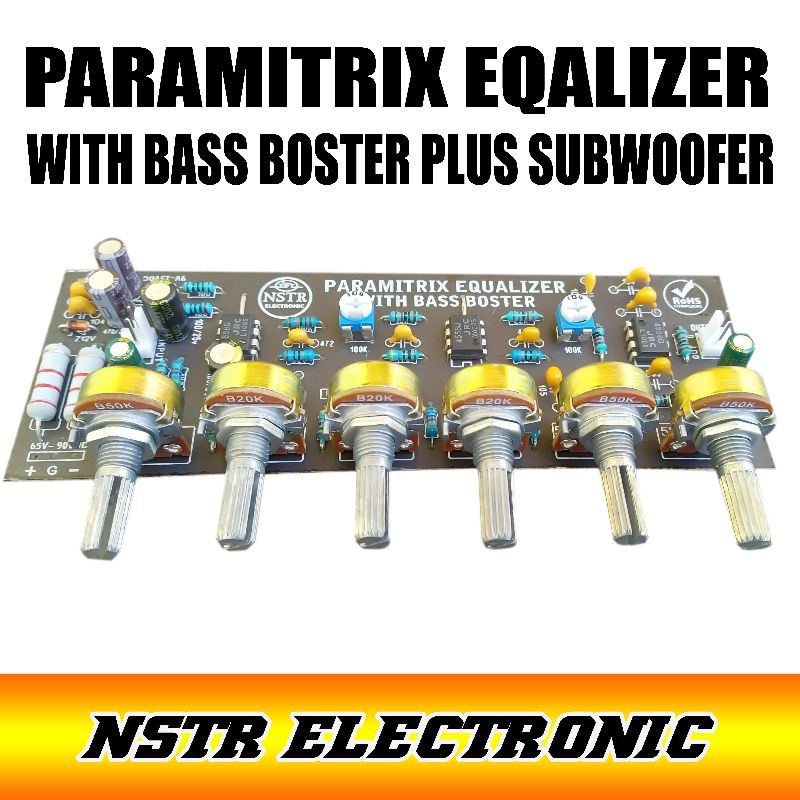 paramitrix equalizer with bass boster