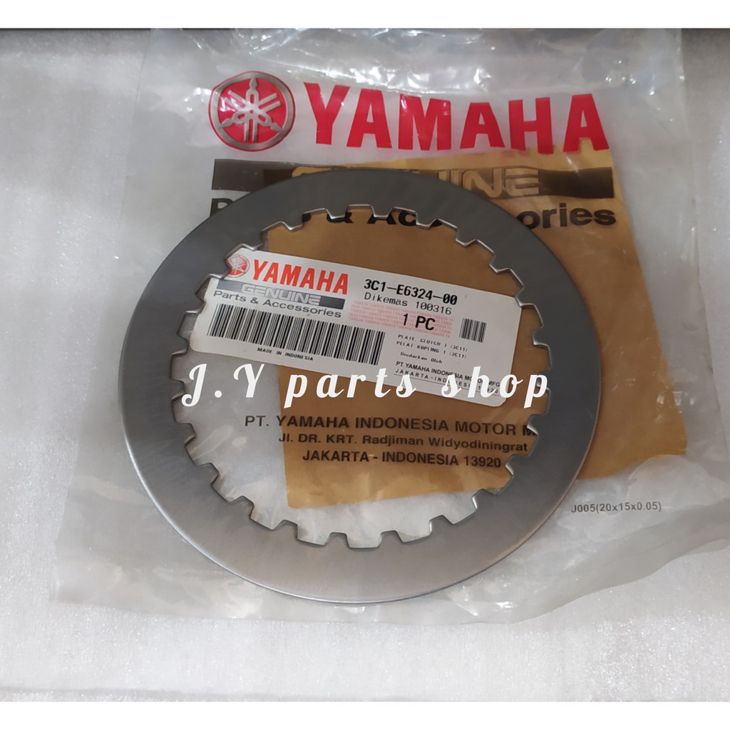 BESI PLAT GESEK KOPLING YAMAHA VIXION LAMA WR 155 ORIGINAL YGP 3C1-E6324-00