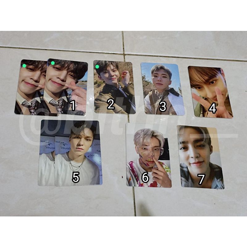 [READY STOCK] Photocard Seventeen FTS Face The Sun Path Version Carver Scoups Woozi Hoshi Jun Vernon