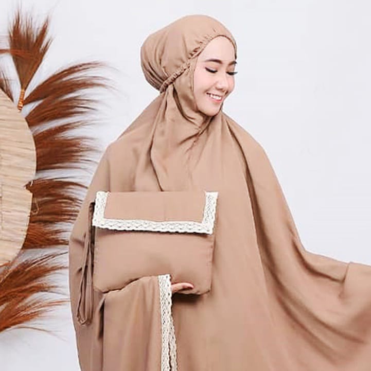 MUKENA DEWASA / MUKENA RENDA / MUKENA RAYON RENDA POLOS / MUKENA TRAVEL