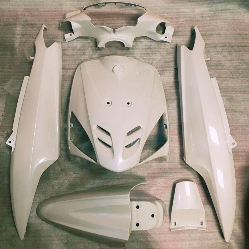 Body mio sporty fullset putih original Yamaha