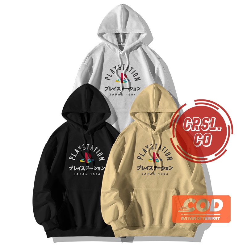 HOODIE SWEATER PLAYSTATION JAPAN M - XXL UNISEX PRIA DAN WANITA SWITER TEBAL PREMIUM HODIE MURAH BISA COD KUALITAS BAIK LEMBUT