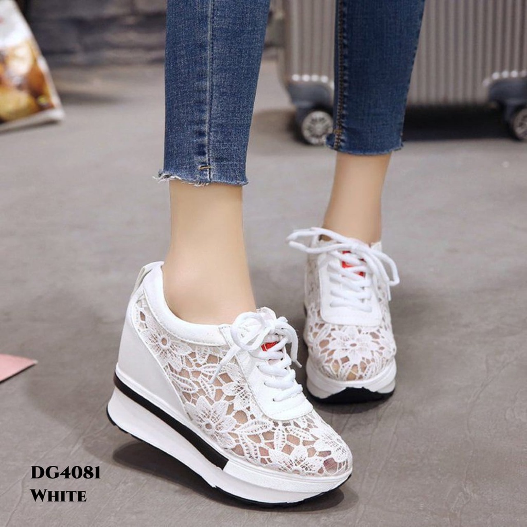 PRF Sneakers High Wedges Fashion Korea Anti Slip On DG4081