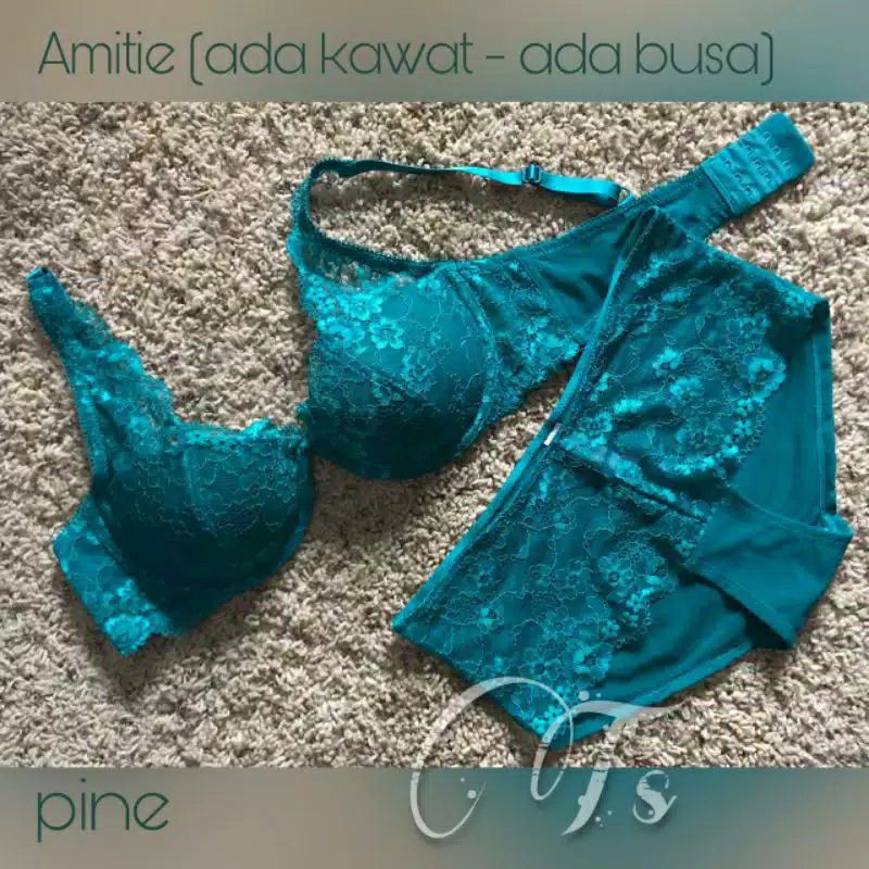 amitie bra set bh celana dalam