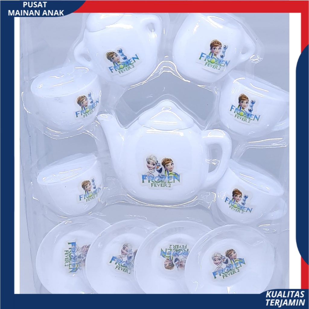 ( BISA COD) PROMO Mainan Anak Mini Tea Set Teko Cangkir / Kitchen Set / Alat Dapur / Cooking Set NEW