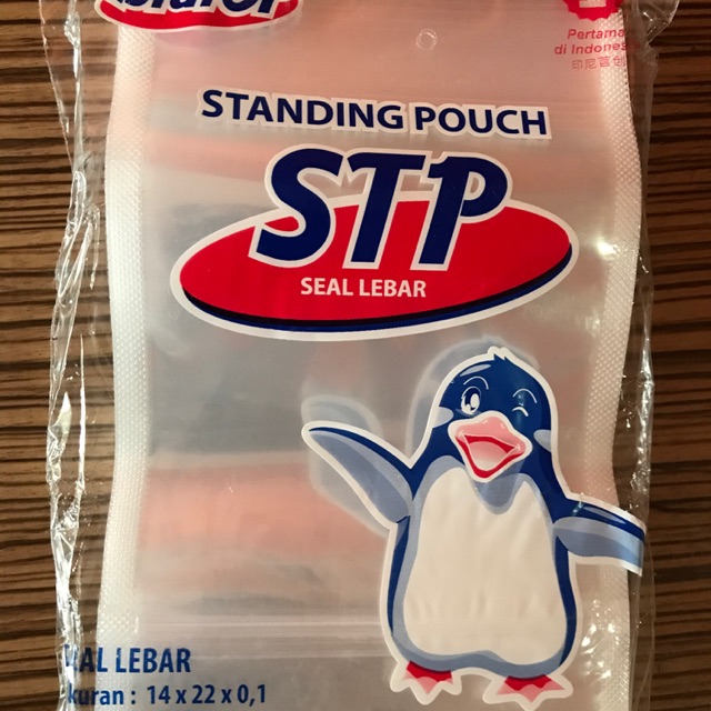 Standing pouch plastik makanan 14x22