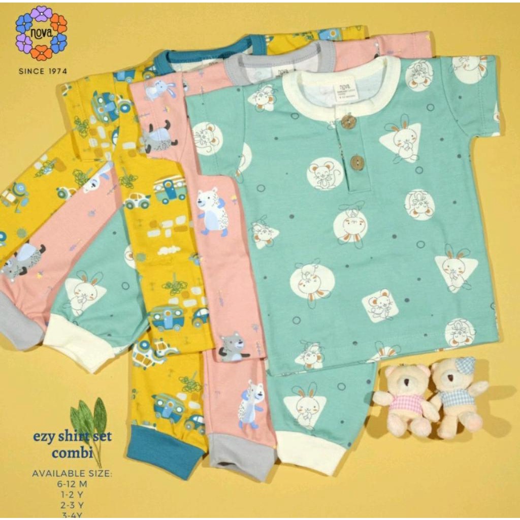 NOVA SETELAN BAYI EZY PLAYGROUND SERIES / SETELAN BAYI / BAJU BAYI DAN ANAK