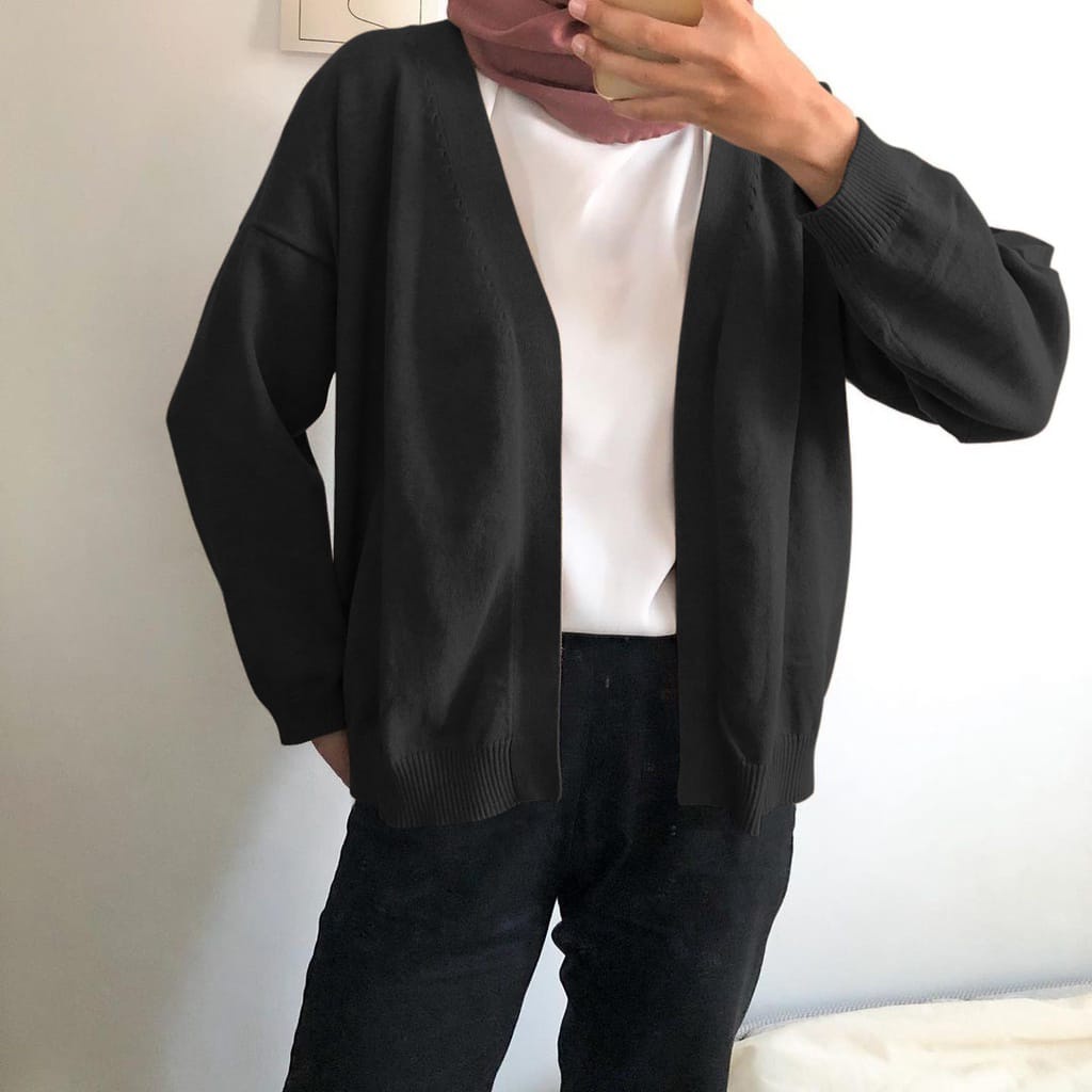 Tq88indonesia Fashion Cardigan Rajut Wanita Terbaru / Rajut Binance Outer Cardigan / Baju Luaran Cewek / Outer Rajut / Cardi Rajut / Ootd / Cardigan Polos