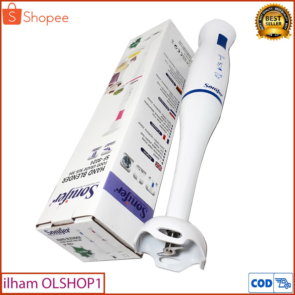 Sonifer Hand Blender SF-8024 Blender Tangan Listrik Multifungsi