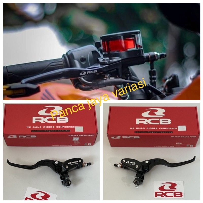 Sepasang Master Rem Rcb Kiri Kanan Oval E2 E 2 14mm Nmax, Xmax, Pcx 150 New, Pcx 160 Adv 150, Vario 160 Abs