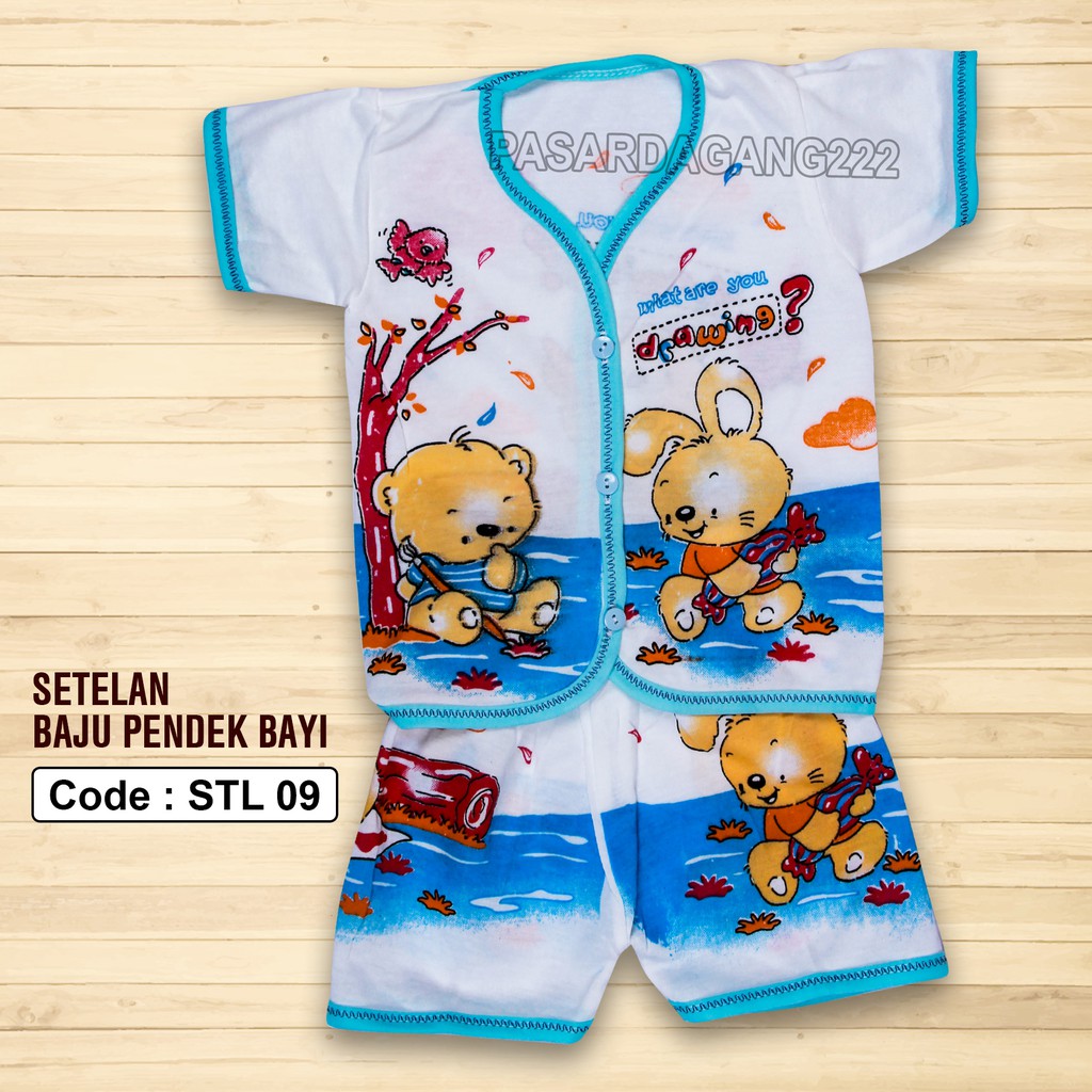 BOBOKO SETELAN BAJU ANAK LENGAN PENDEK STL 08