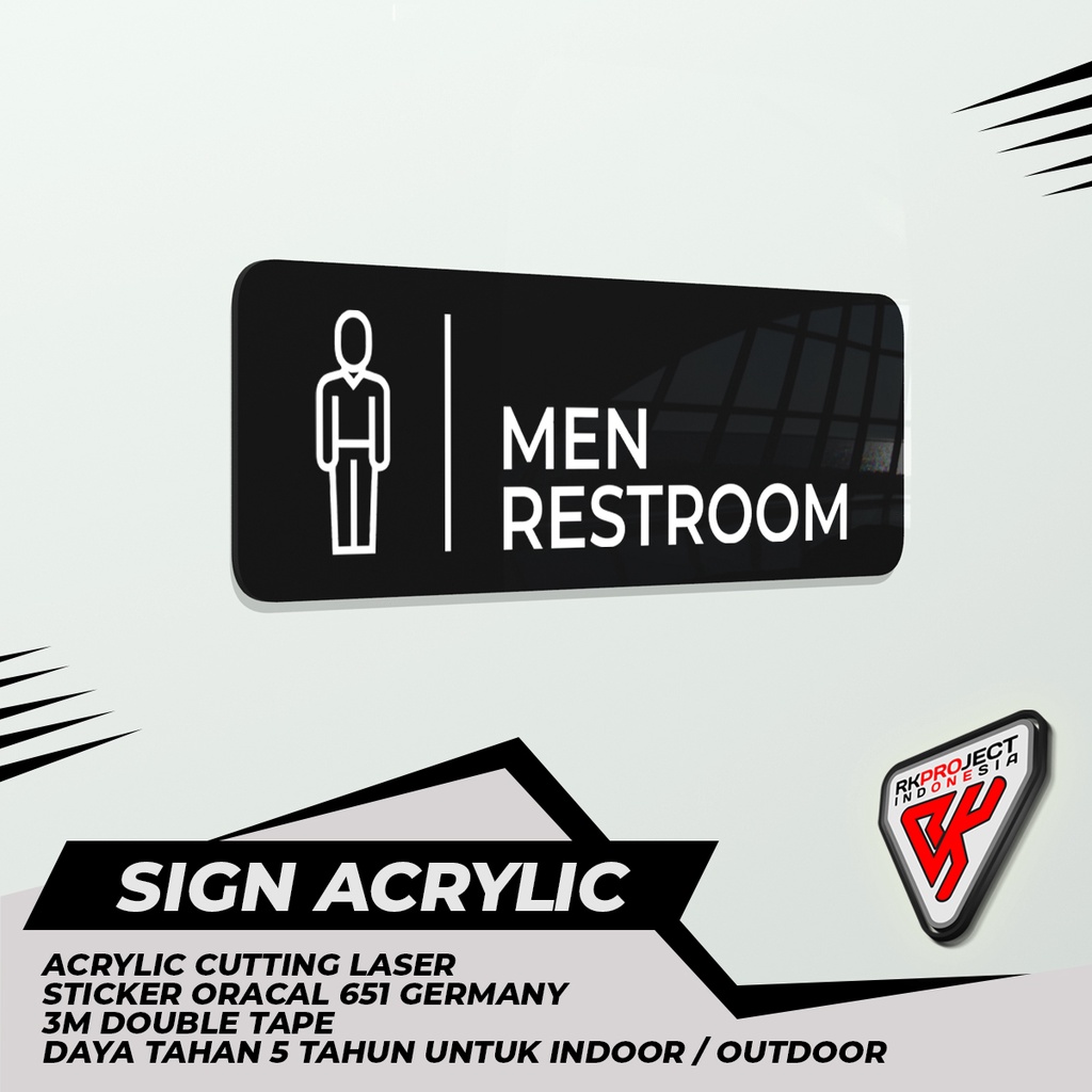 

SIGN BOARD AKRILIK MEN RESTROOM