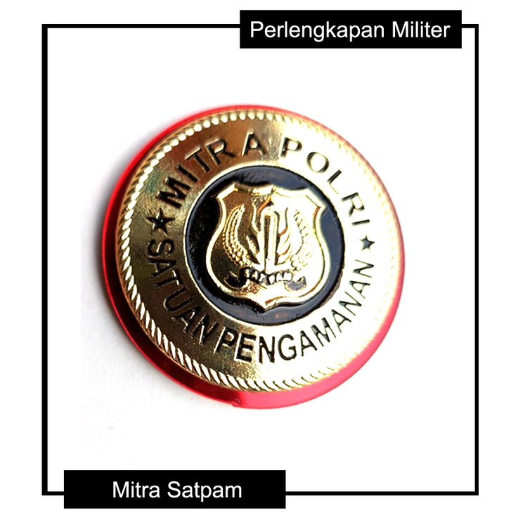 Pin Mitra Satpam pin mitra polri satpam pin mitra polri security pin satpam pin security