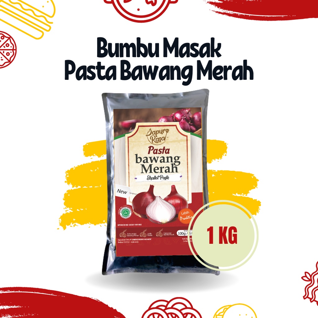 

Pasta Bawang Merah Dapur Rasa 1Kg - Bumbu Masak