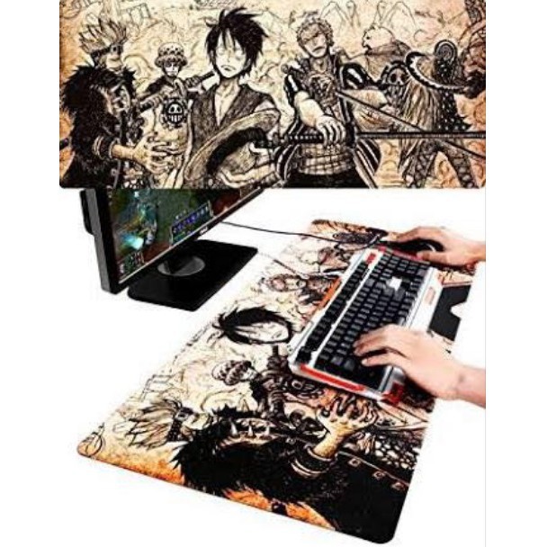 mose pad Mousepad Gamming XL Peta Dunia  30x 80 cm ONE PIECE  desk mat motif marvel strlight mouse pad desain bendera uk overwatch TINGGL PILIH