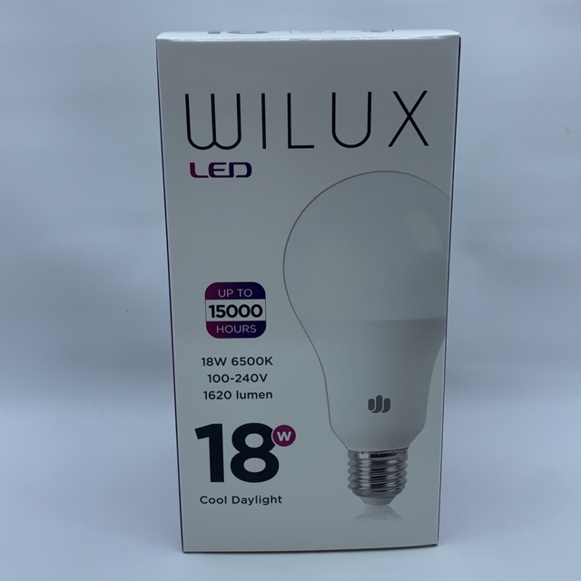 Wilux Lampu LED 18Watt Cool Daylight barcode 8992468118255 FREE BUBBLE