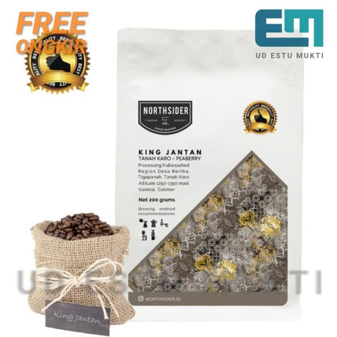 

Diskon BIJI KOPI ARABIKA KING JANTAN TANAH KARO - 200GR