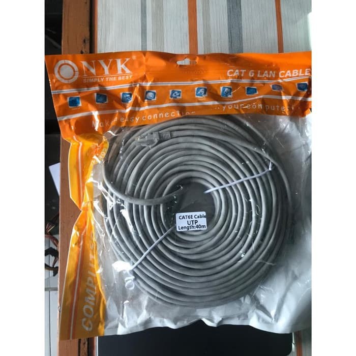 KABEL LAN CAT 6 NYK 40 METER NYK CAT 6