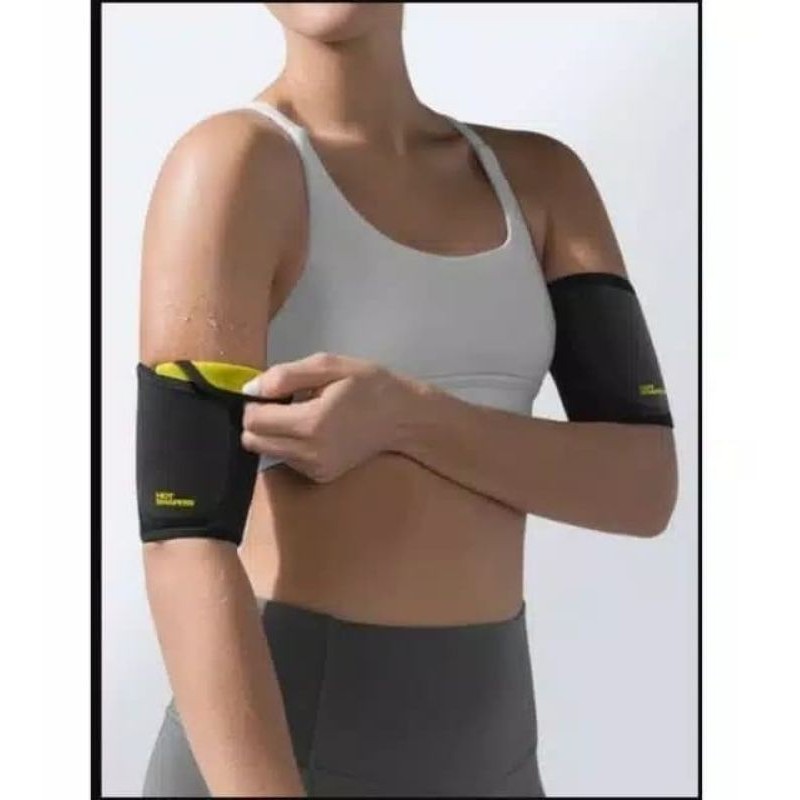 HOT SHAPER ARM KORSER PENGECIL LENGAN ALAT PELANGSING DAN PEMBAKAR LEMAK KALORI LENGAN KORSET OLAHRAGA WANITA KORSLET PLANGSING AKSESORIS OLAH RAGA FITNESS RUNNING KORSE PERAMPING