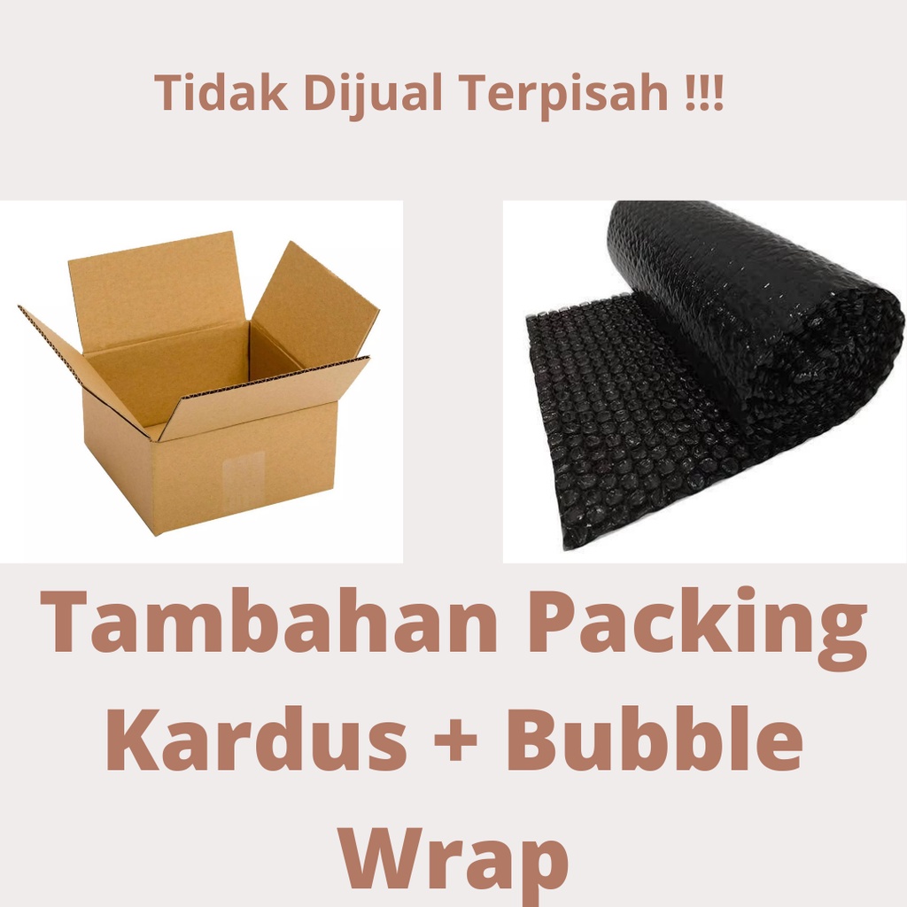 

[[BISA COD]] TAMBAHAN KARDUS PACKING DAN BUBBLE WRAP