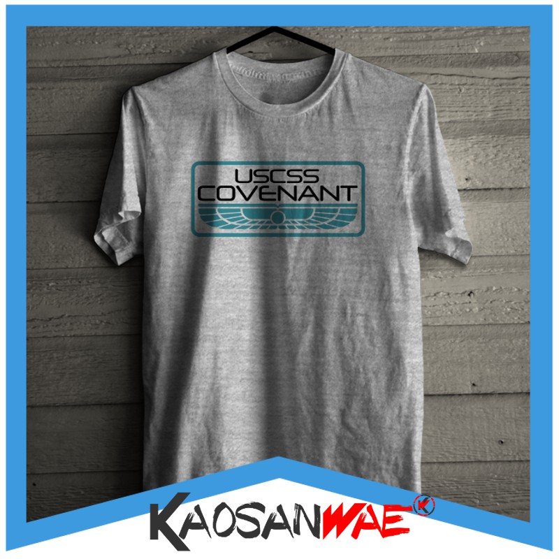 Kaos Alien Covenant Logo Film Crew USCSS Covenant Tshirt KaosanWae