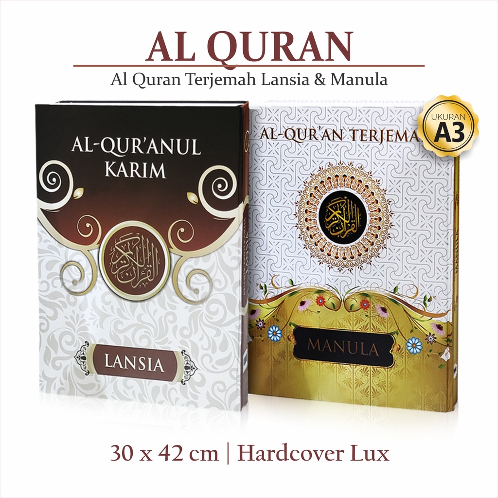 Al Quran Besar Terjemah Tajwid Alquran Besar Lansia Non Terjemah Manula Quran Jumbo Dengan Huruf Uku