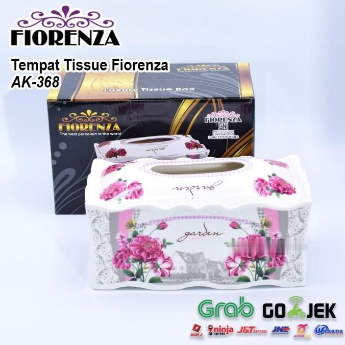 Tempat Tisu Keramik Fiorenza Rose