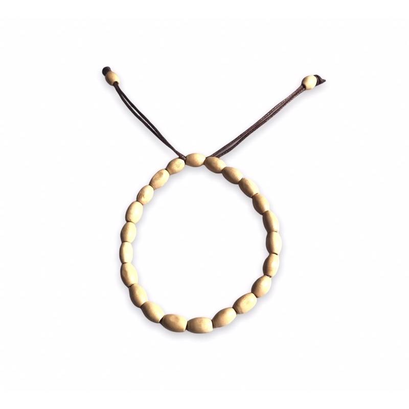 Gelang Tali Kayu Pria Wanita Wood Bracelet