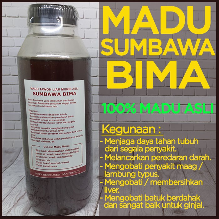 MADU ASLI MURNI MADU SUMBAWA BIMA ASLI MURNI MADU TAWON LIAR MURNI ASLI