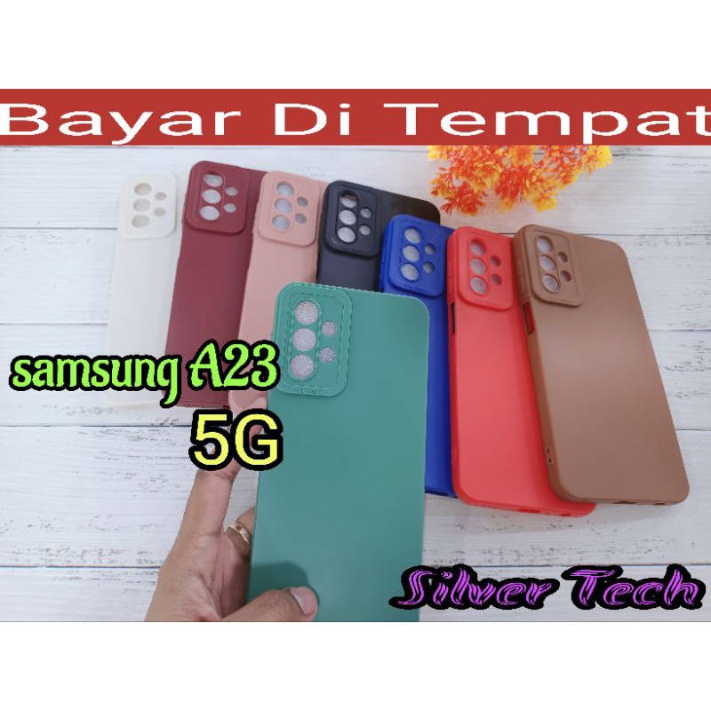 Silver Tech softcase samsung A23 case aneka warna samsung A23