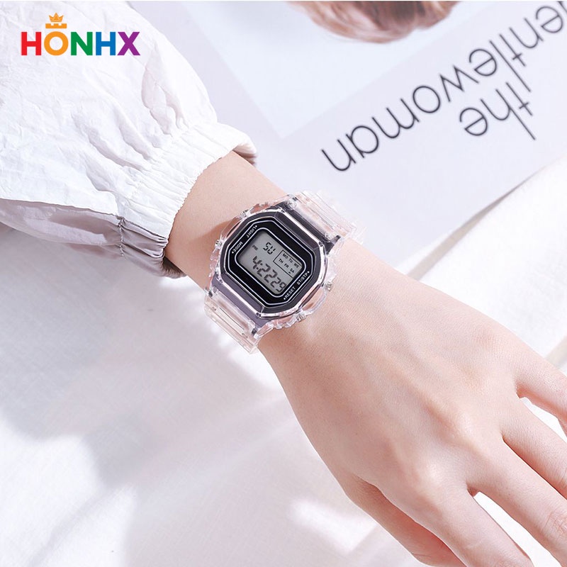 HONHX T576 Jam Tangan Wanita Digital Rubber WK-SBY