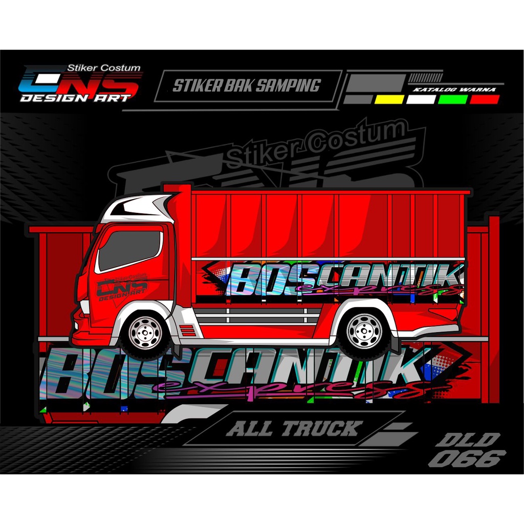 Sticker Stiker Truk Canter Sticker Stiker Bak Samping Truk Canter Dump Ragasa Giga Elf Stiker Printi