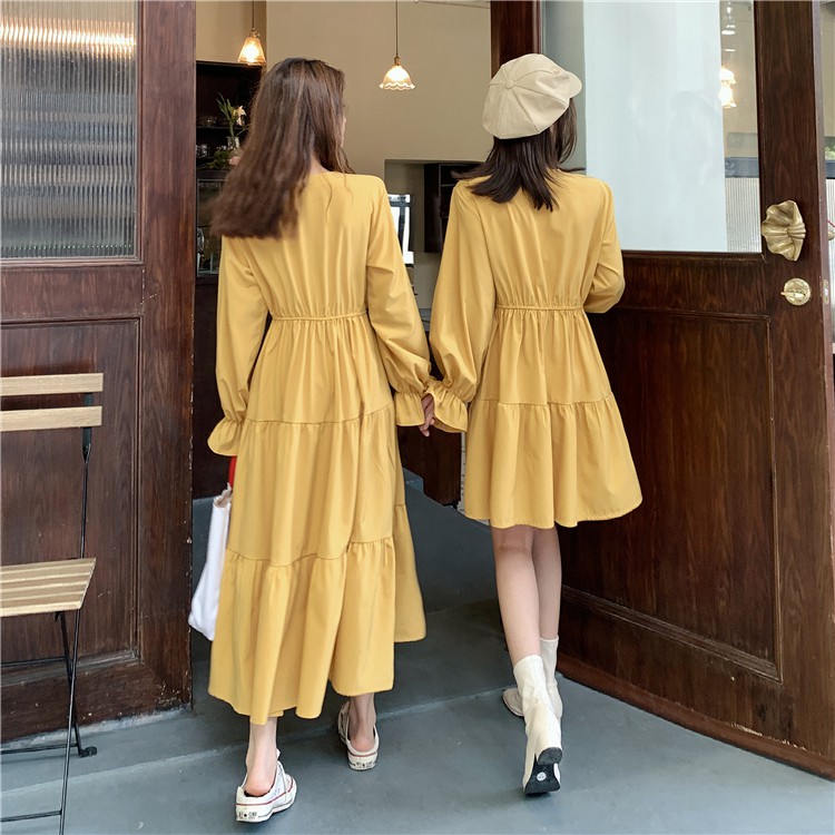 KYUKYUSHOPPU - Korean dress (Kf002) | Short Midi Long Dress Hijab Cute Style Casual Formal Ready Stock