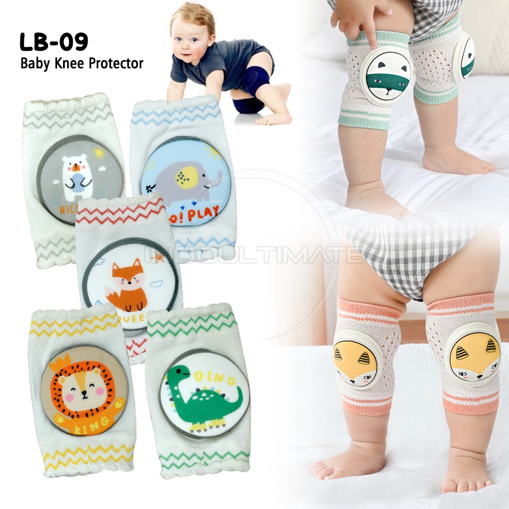 LB-09 Alat Pelindung Lutut Bayi Merangkak Motif  Pengaman Lutut Bayi Baby Knee Protector Pads Pelindung Siku Tangan Kaki Anak Bayi Balita Deker Pelindung Lutut Anak Belajar Jalan