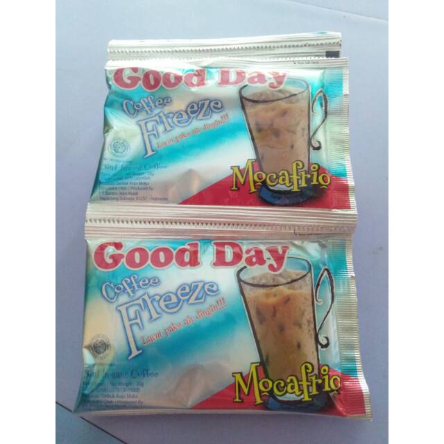 

Good Day Freeze Mocafrio / Cookies n cream / Hazelnut macchiato renteng