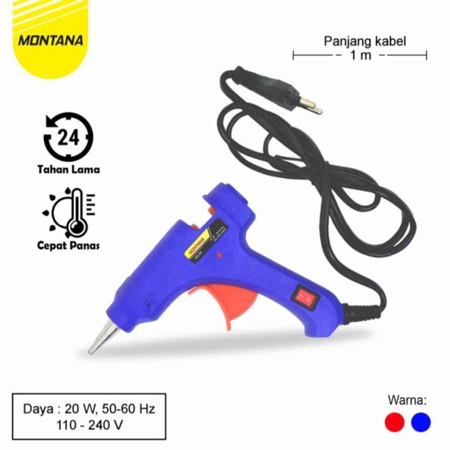 

Lem Tembak | Glue Gun Montana GG-01 20W