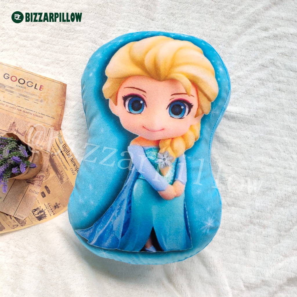 Bizzarpillow Bantal Kapsul Elsa Anna Anna BZ130