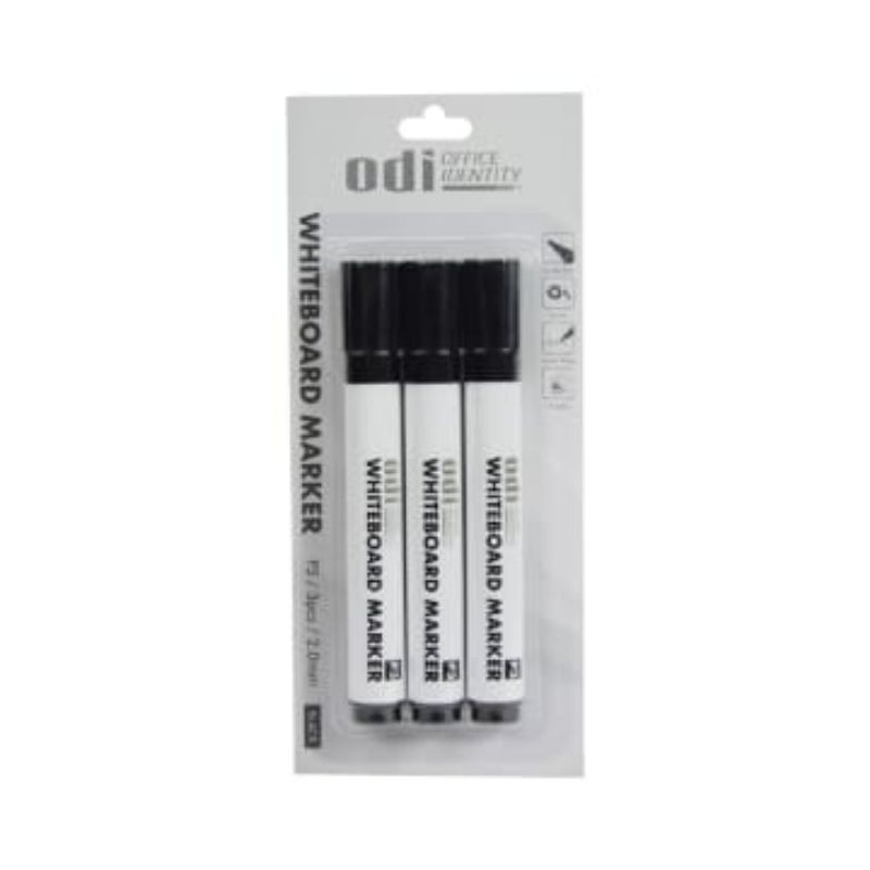 

Odi Set 3 Pcs Spidol Whiteboard 2 Mm - Hitam
